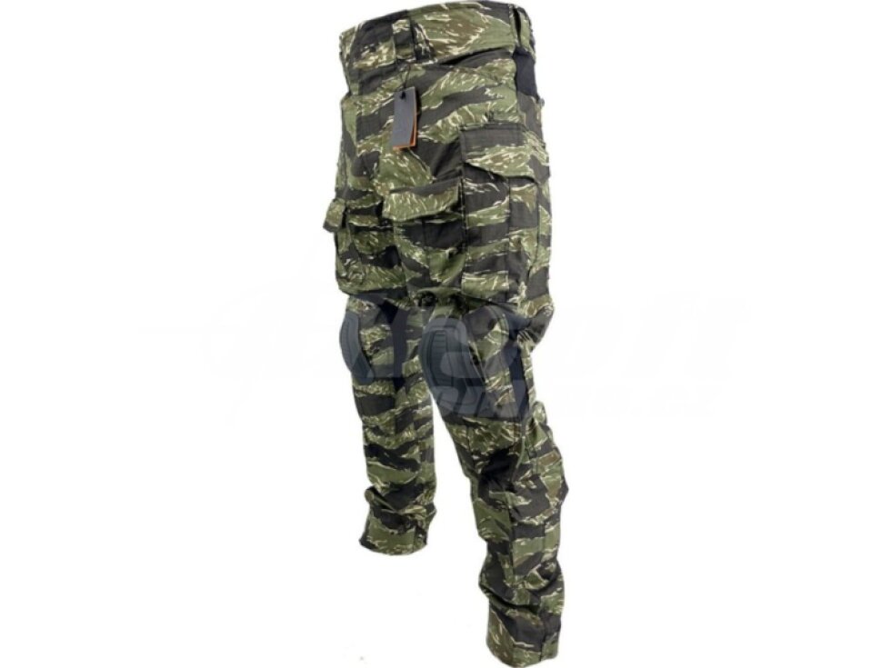 Taktické rip-stop kalhoty s chrániči kolen G3M - Tiger, CONQUER Tactical Gear