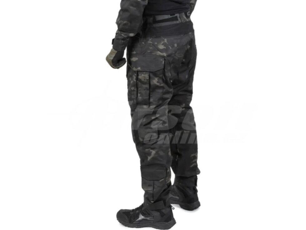 Taktické bojové kalhoty Rip-Stop SATAC Combat G3 - MC Black, Specna Arms