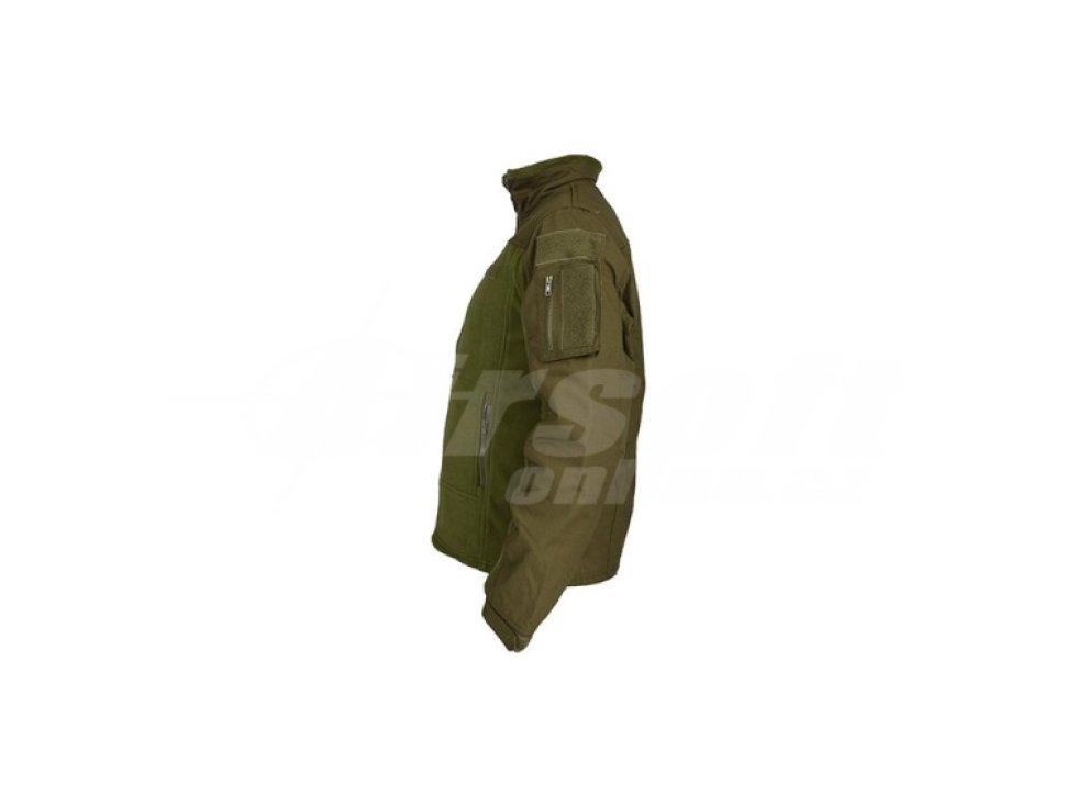 Bunda COMBAT FLEECE - zelená, Fostex Garments