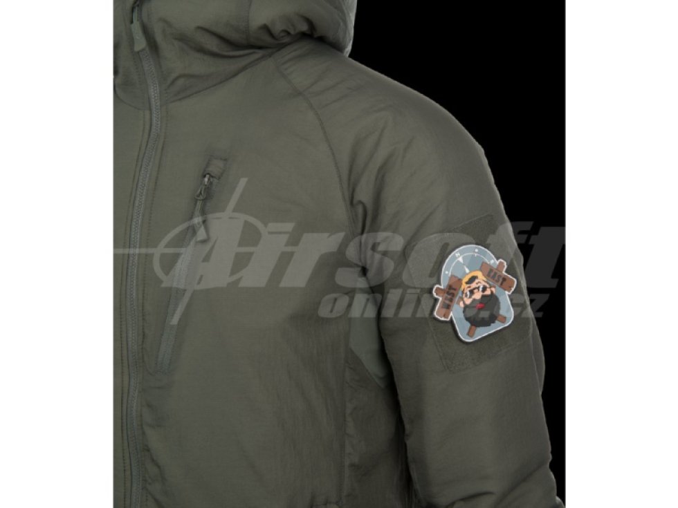 Bunda WolfHound Climashield® s kapucí - US Woodland, Helikon-Tex