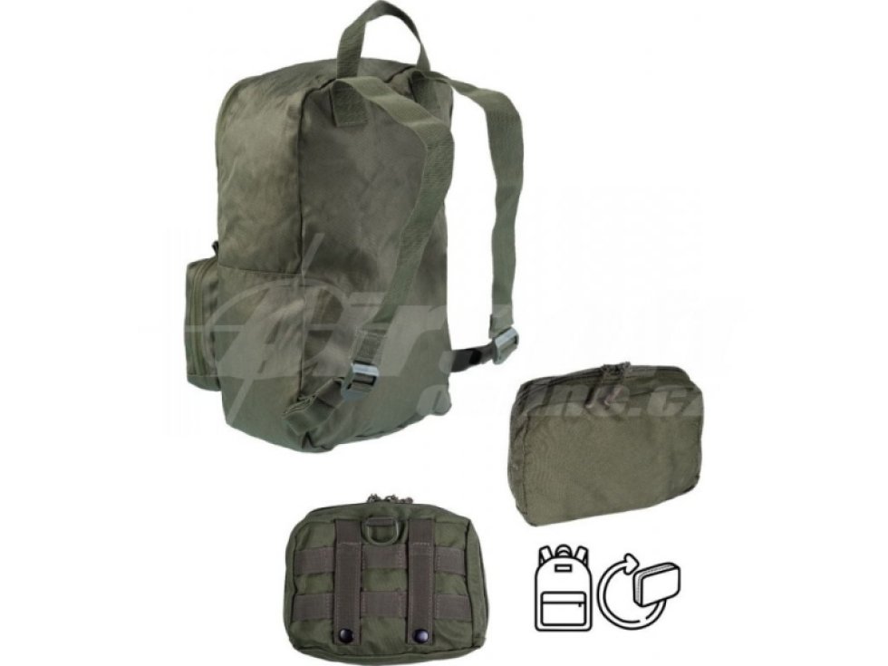 Taktický batoh ASSAULT ULTRA COMPACT 15L - zelený, Mil-Tec
