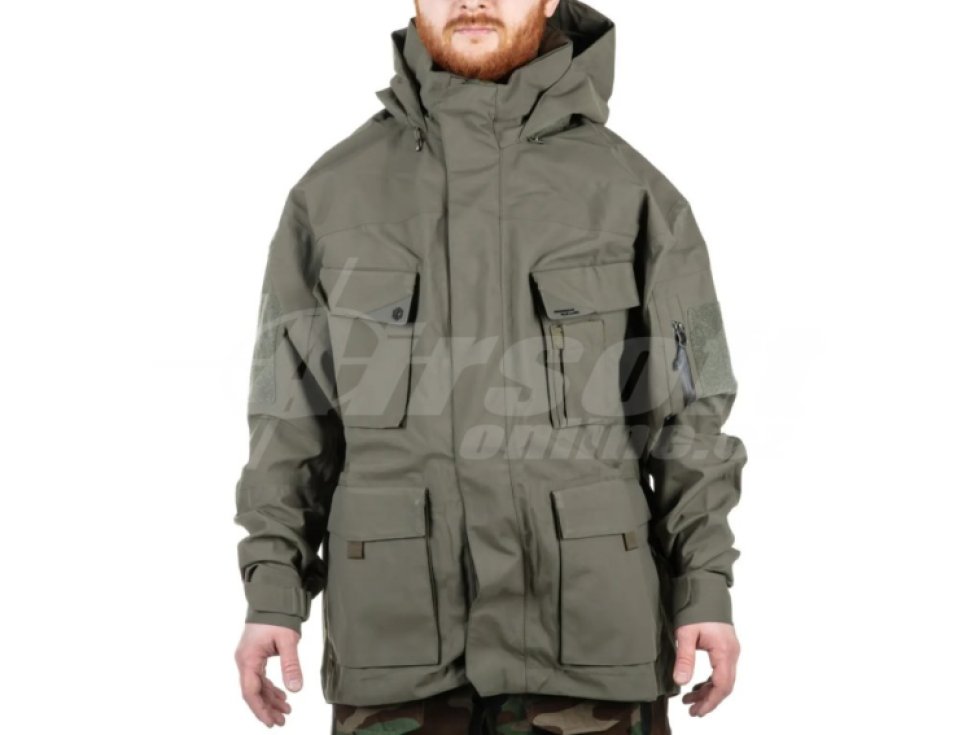 Taktická softshellová bunda Blue Label 'Dimorphic Egret' - Ranger Green, Emerson Gear