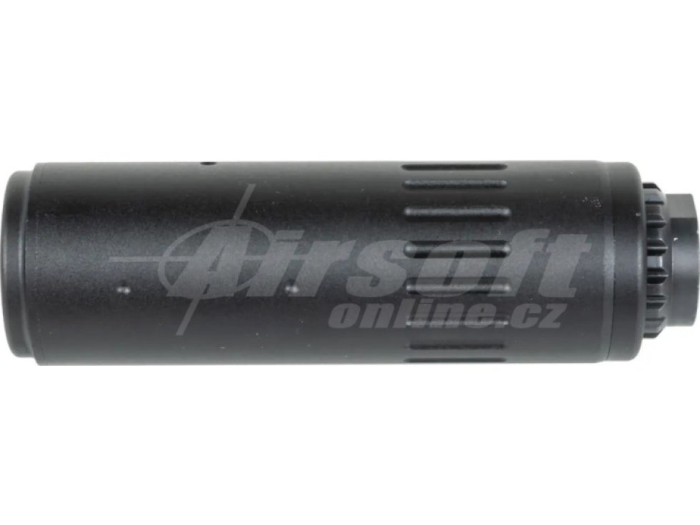 Tlumič 120 x 37mm s rychlomontáží a ocelovým kompenzátorem, A.C.M., TD040