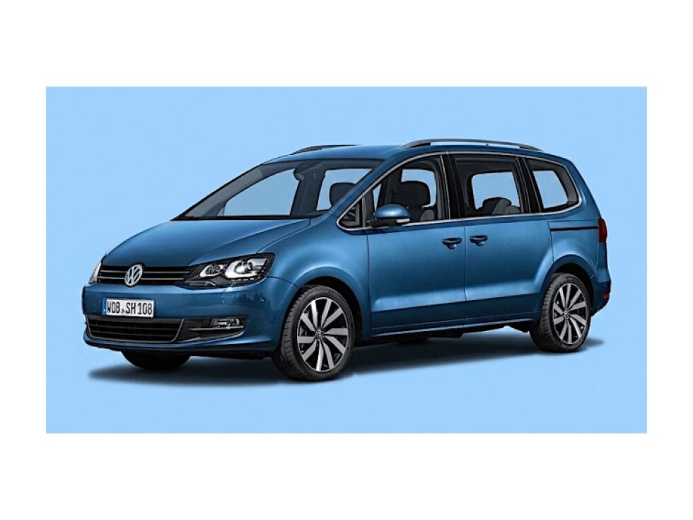 Prémiové 3D rohože VW Sharan 2011-2022 2R