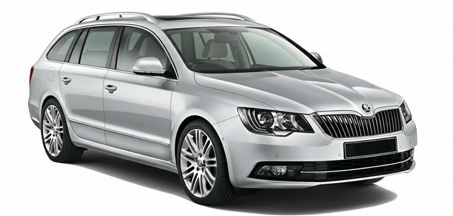 Prémiové 3D rohože Škoda Superb combi 2008-2015
