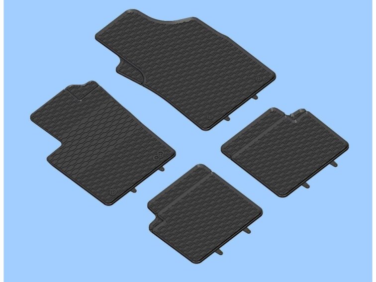 Autorohože gumové Fiat Panda 2012-2024