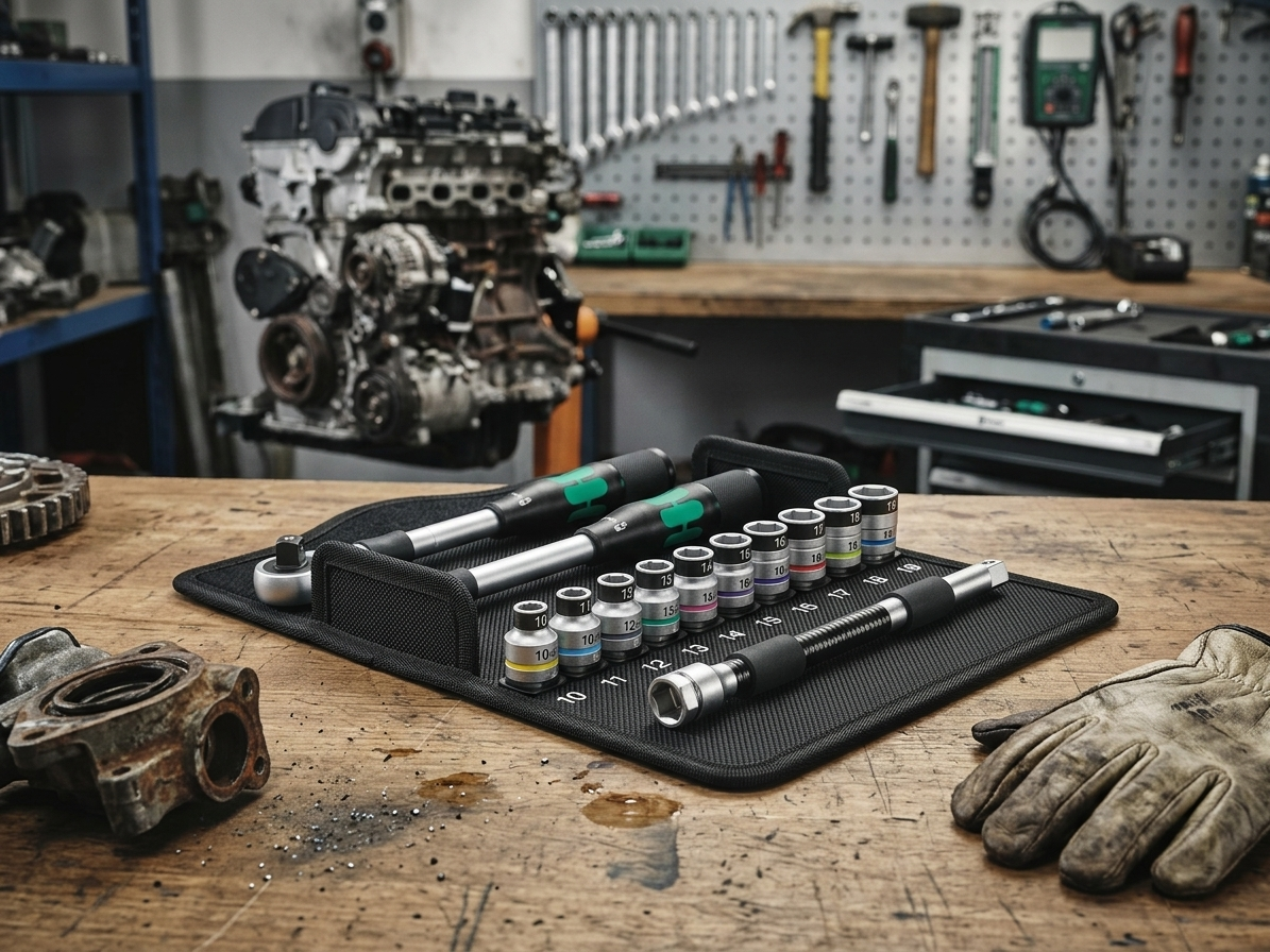 Wera 004090 Ráčnová sada Zyklop Hybrid 1/2" 8006 SC 1, s přidržovací funkcí (13 dílů)
