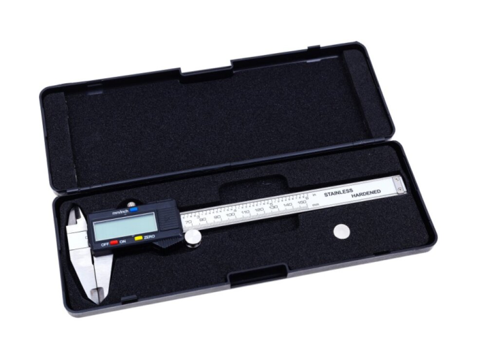 Elektronické posuvné měřidlo (tzv. šuplera), 0-150 mm x 0,01 mm - QUATROS QS15506