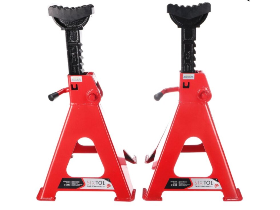Podkládací stojánky - podpěra pod auto 6 t, MECHANIC CAR STAND PRO, 2 ks - SIXTOL