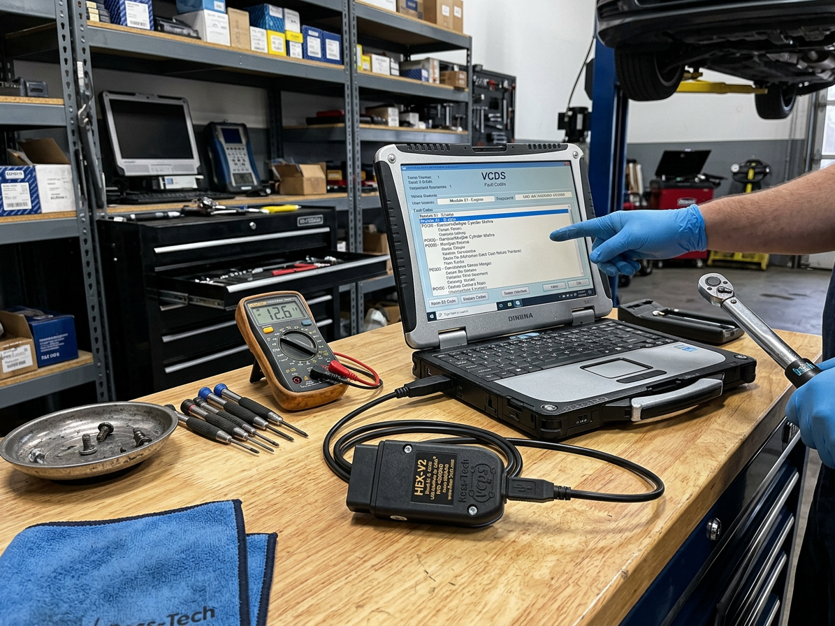 Diagnostika VAG-COM VCDS Standard 10 VIN, HEX V2 USB kabel, pro koncern VW