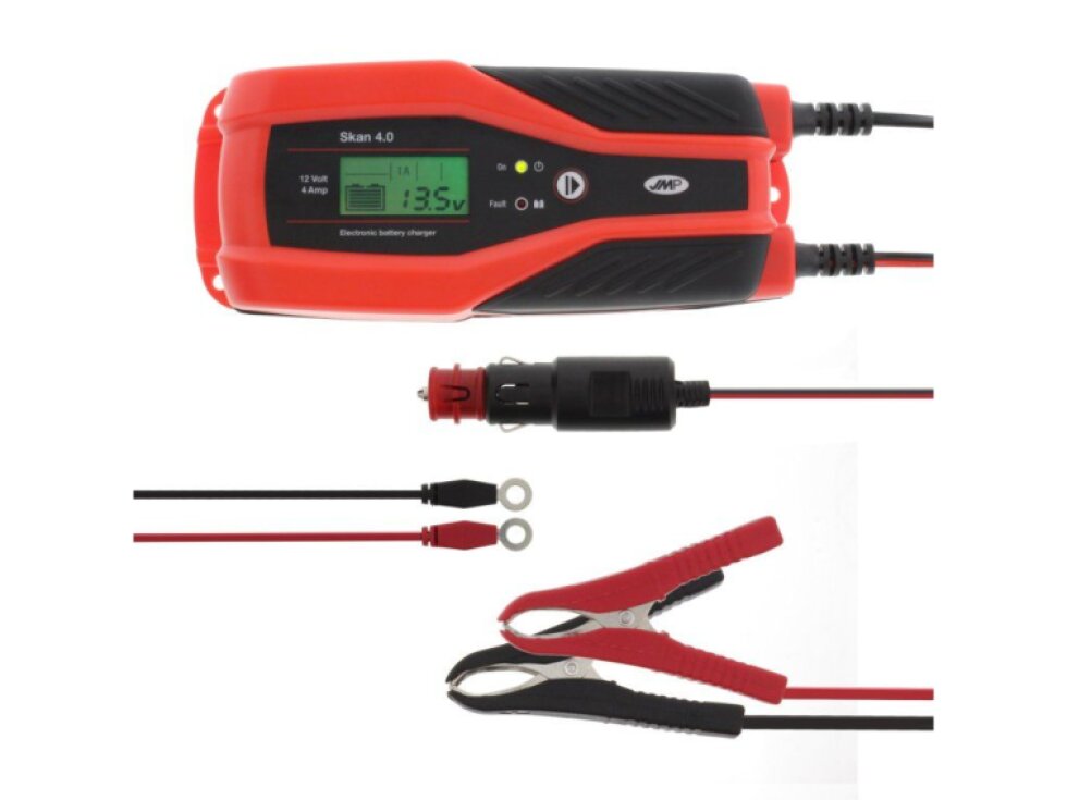 Nabíječka autobaterií 12V, 1-4 A, 4-120 Ah - JMP Skan 4.0