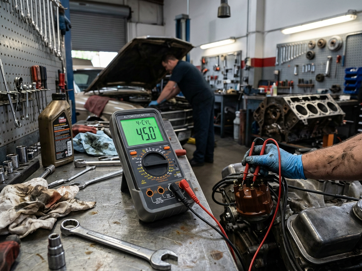 Příruční minimotortester / multimetr Automotive Meter - QUATROS QS34606A