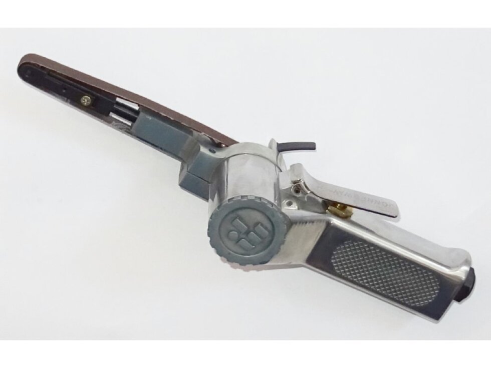 Pneumatická pásová bruska, úzký pás 10mm - JONNESWAY JAS-6543