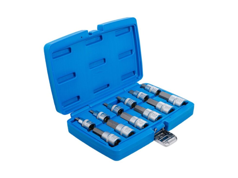 Hlavice zástrčné s bitem imbus 1/2" 5-22mm (12ks)- BGS 5052