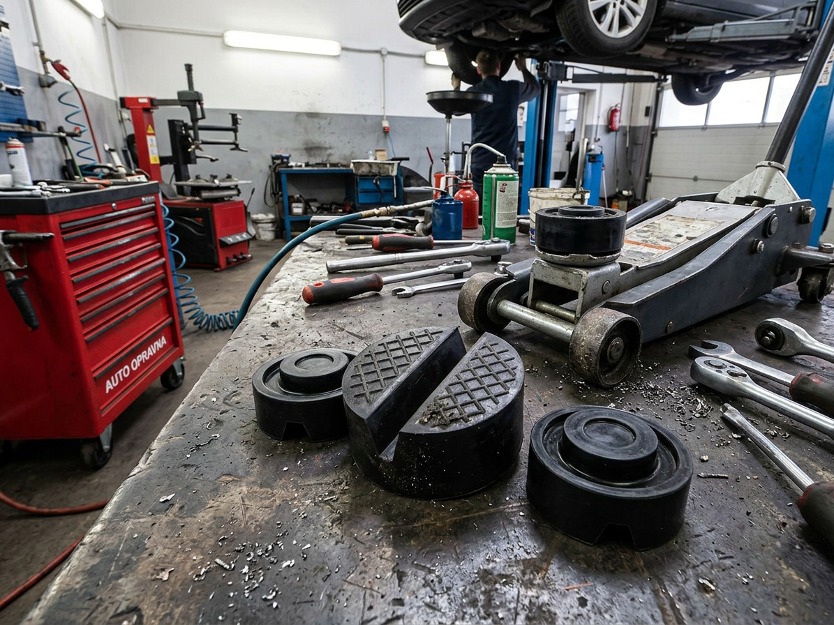 Gumová podložka pro zvedák automobilů JACK PAD 3 - SIXTOL