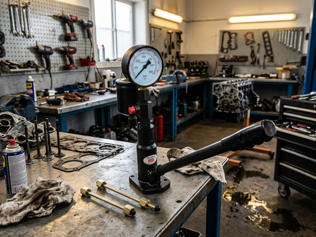 Tester vstřikovačů, trysek diesel, 600 bar