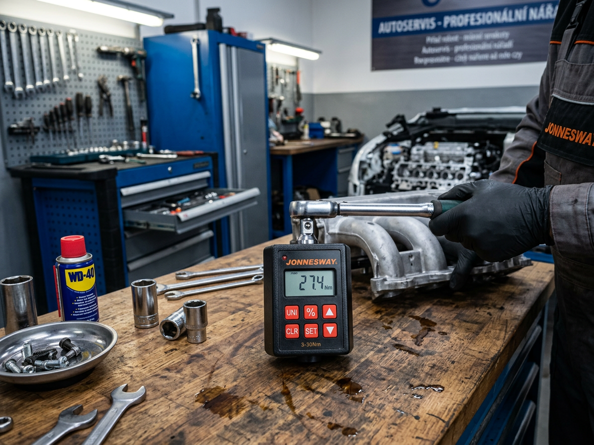 Elektronický momentový adaptér 1/4", 3 - 30 Nm - JONNESWAY T19030N