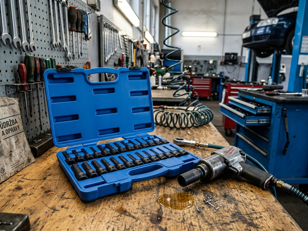 Zástrčné hlavice Imbus, TORX a XZN 1/2", úderové, sada 26 ks - ASTA