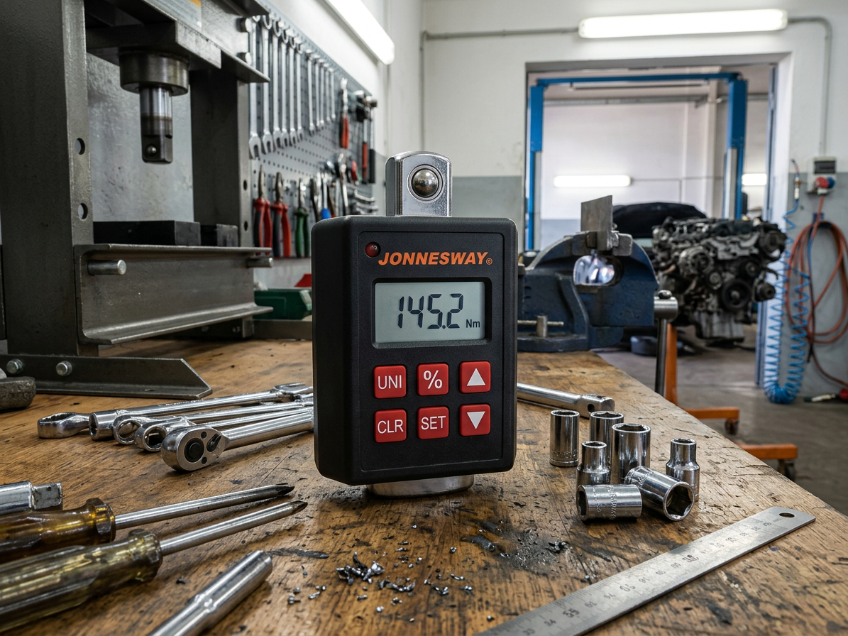 Elektronický momentový adaptér 1/2", 20 - 200 Nm - JONNESWAY T19200N