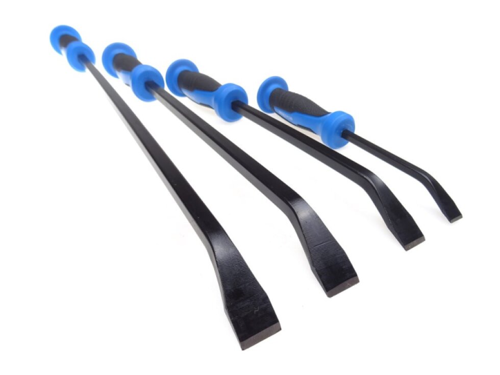 Montážní páky úderové, nástroje pro páčení a údery, sada 4 kusů 20-60 cm - QUATROS QS14249