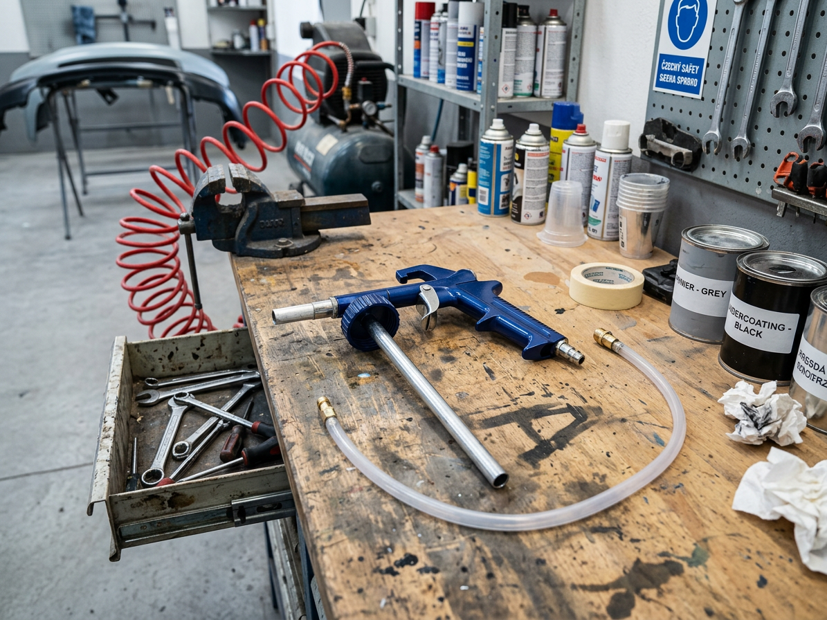 Pistole na podvozky a dutiny automobilů