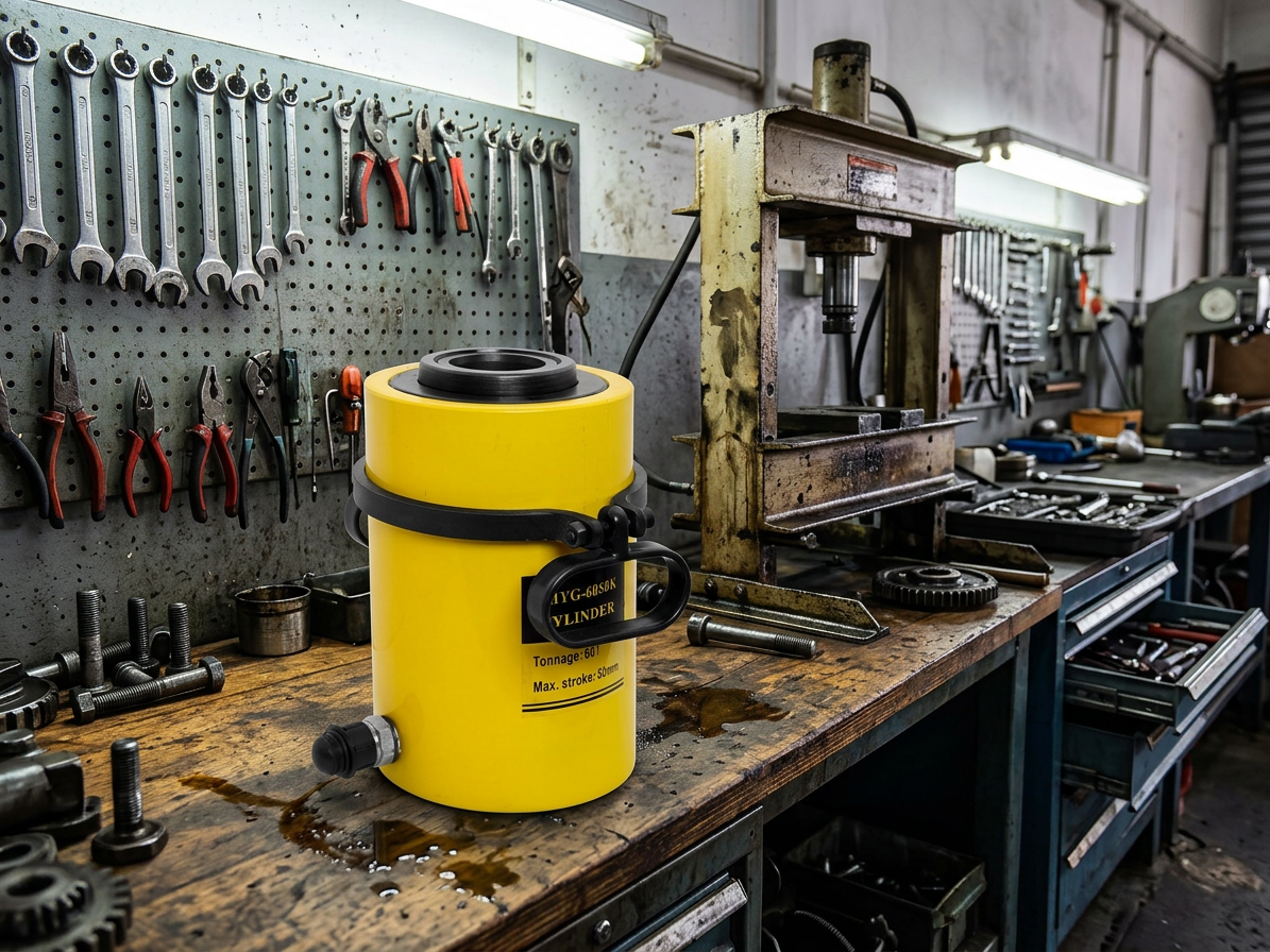 Hydraulický válec s dutým pístem, nosnost 60 tun - HHYG-6050K
