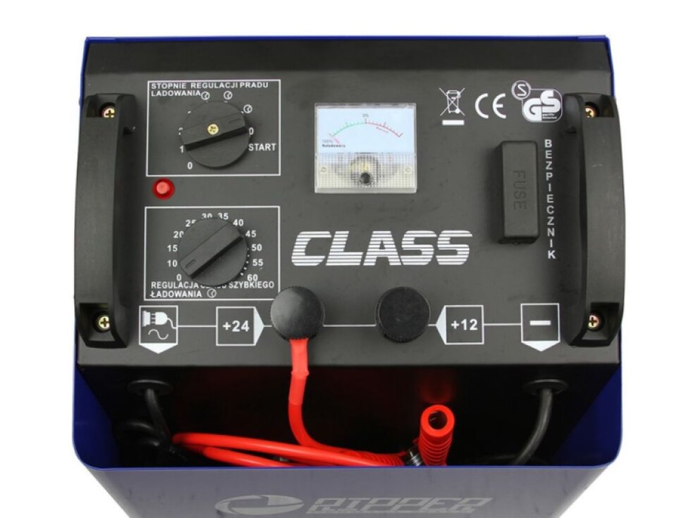 Nabíječka autobaterií - startovací zdroj, 12V/24V, 80-1000 Ah, pojízdný - Class 850
