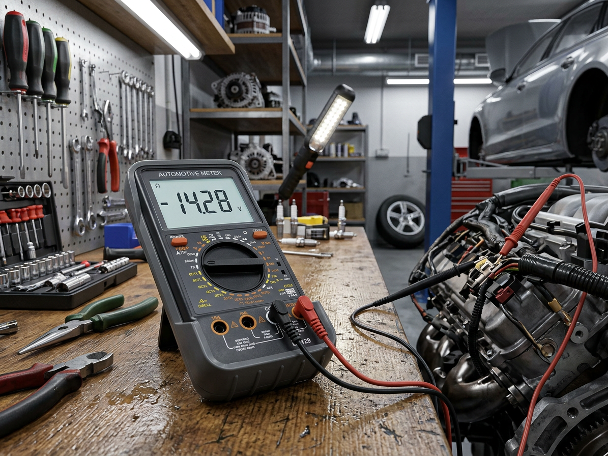Příruční minimotortester / multimetr Automotive Meter - QUATROS QS34606A
