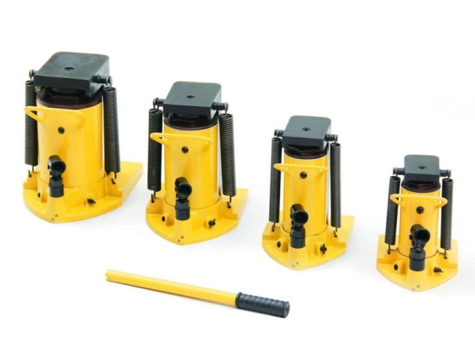 Hydraulický patkový zvedák, pro vysokozdvižné vozíky aj., nosnost 20/10t - Genborx HHQD-20