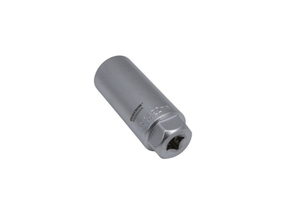 Klíč na snímače a lambda sondy 22 mm - výřez 8 mm - QUATROS QS20625A