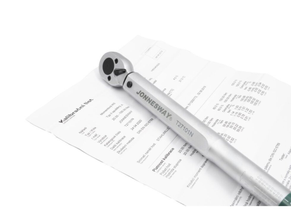 Momentový klíč 1/2", 20-100 Nm, s certifikátem - JONNESWAY T27101N