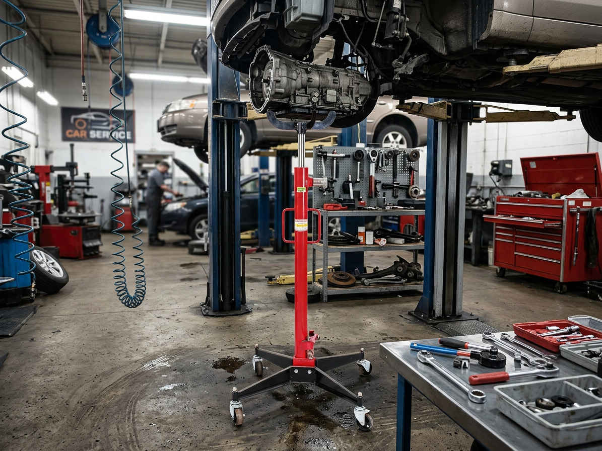Pojízdný hydraulický zvedák motorů a převodovek 0.5 T
