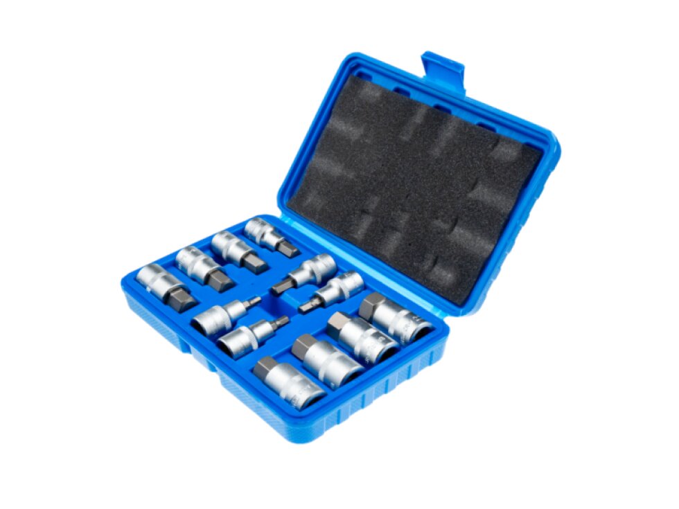 Zástrčné hlavice Imbus 1/2", H5 - H22, 12 ks - SATRA