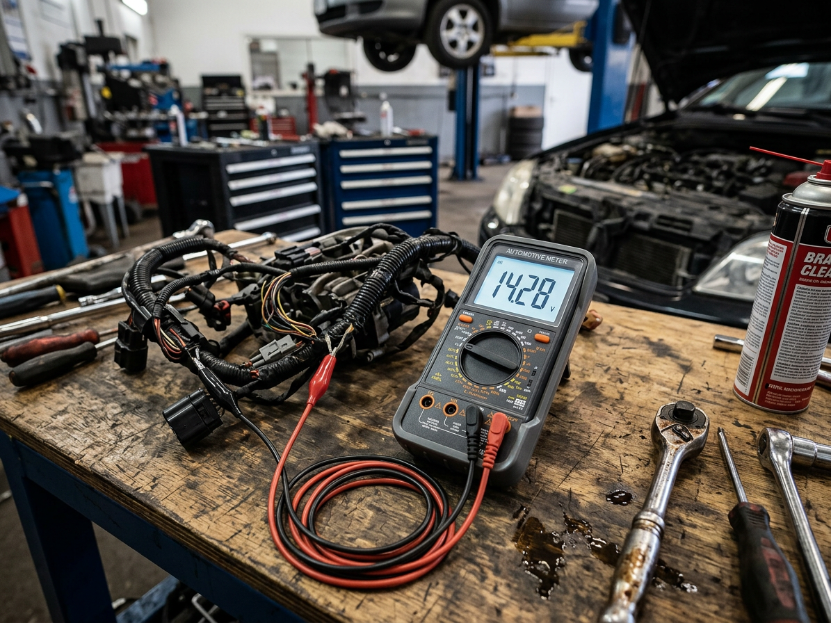 Příruční minimotortester / multimetr Automotive Meter - QUATROS QS34606A