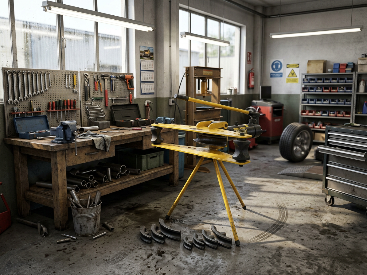 Přenosná hydraulická ohýbačka trubek se stojanem 19 Tun