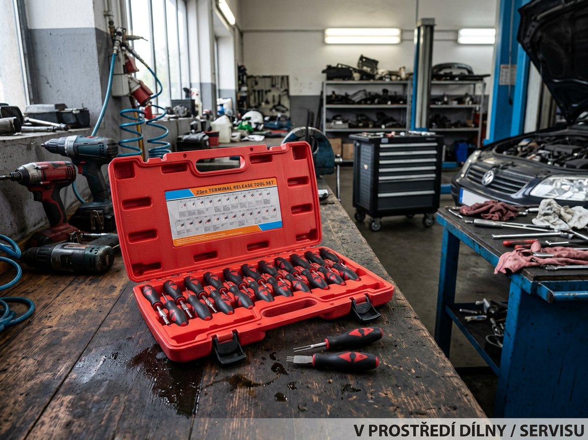 Vypichováky konektorů, sada 23 ks - VT13009