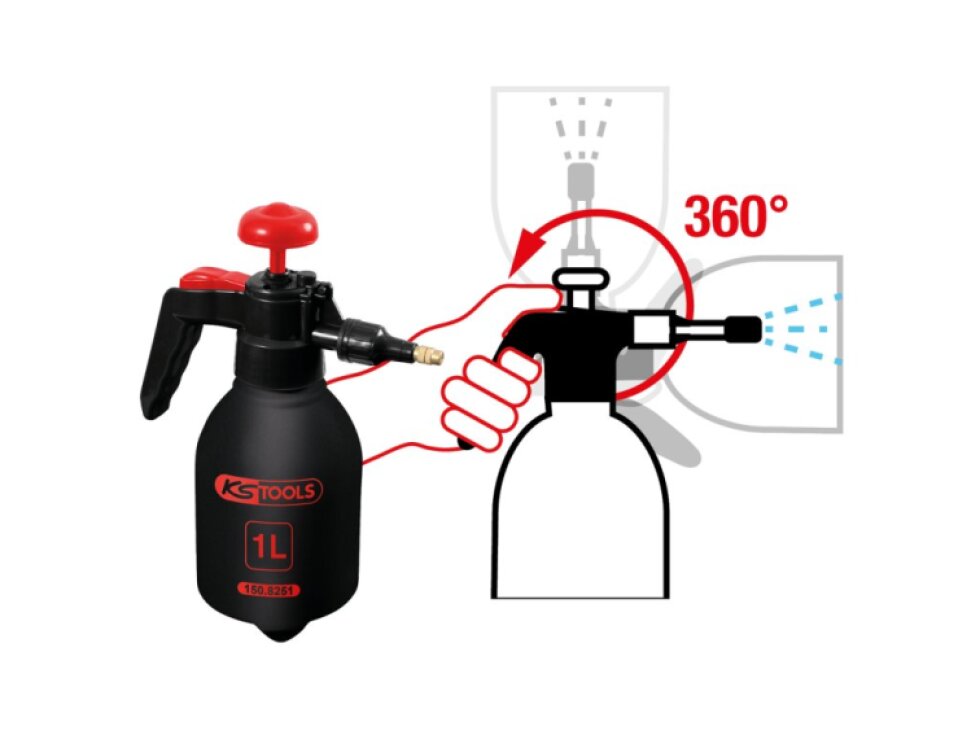Rozprašovač s tlakovým čerpadlem 1l - KS TOOLS 150.8251