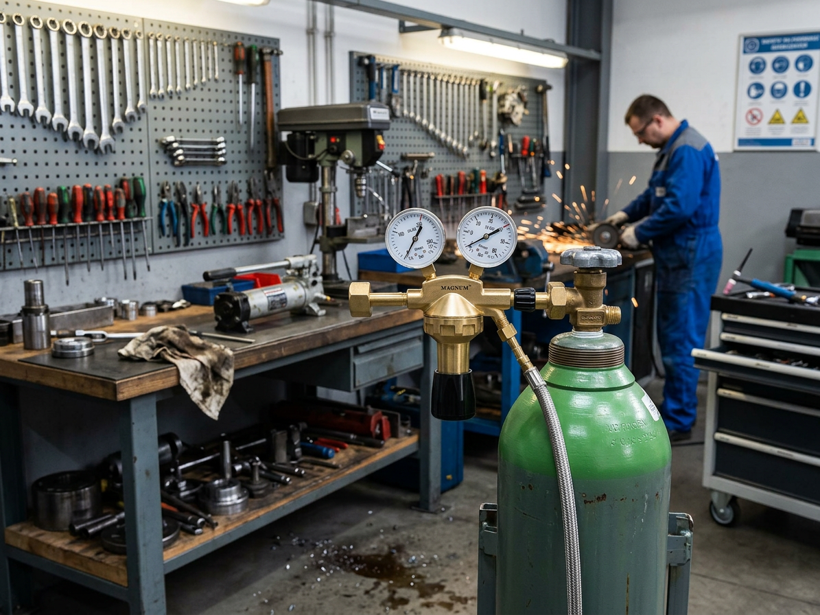Redukční ventil S80 DUSÍK, závit W24,32, 40 bar