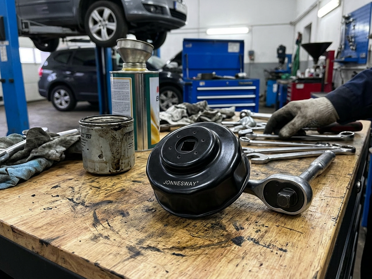 Hlavice na povolování olejových filtrů 76 mm, 14 hran, VW, BMW, OPEL - JONNESWAY HC-76/14