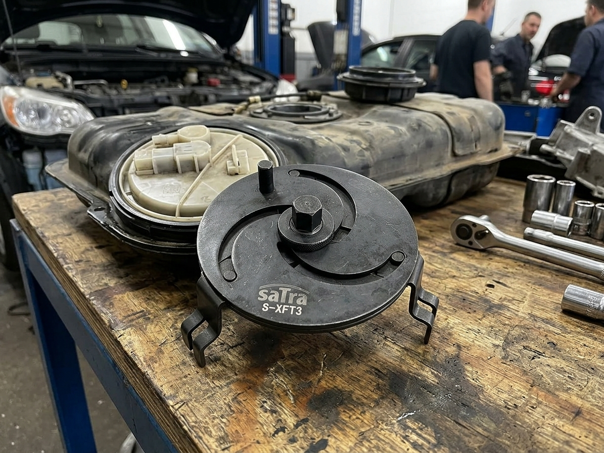 Klíč na víko palivové nádrže, nastavitelný 100 – 170 mm - SATRA