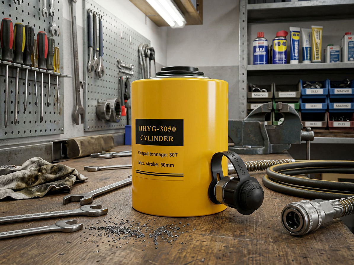 Hydraulický válec jednočinný univerzální, nosnost 30 tun - HHYG-3050