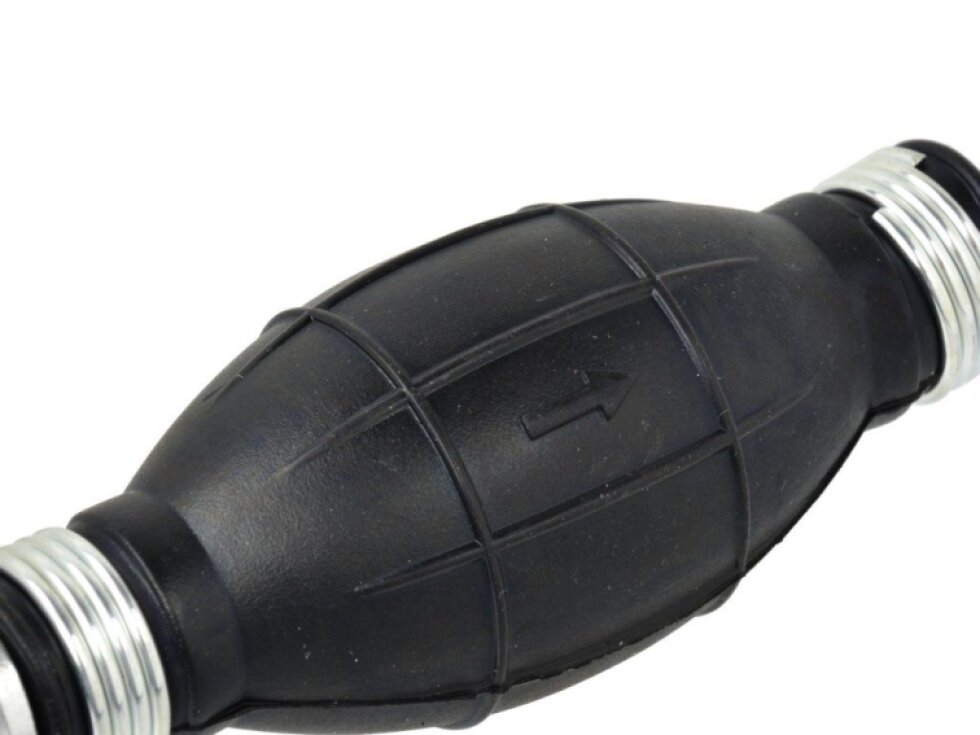 Ruční gumová pumpička - balónek 8 mm, 2x hadice 1 metr
