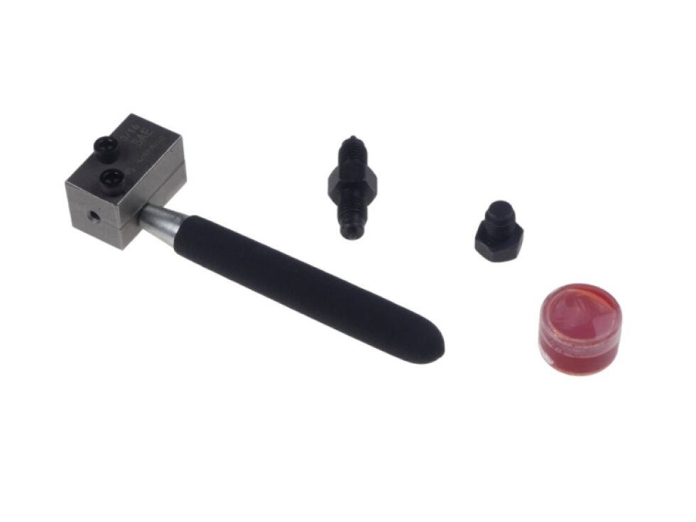 Přípravek na pertlování - úpravu brzdových trubek 4,75 mm SAE - QUATROS QS70094