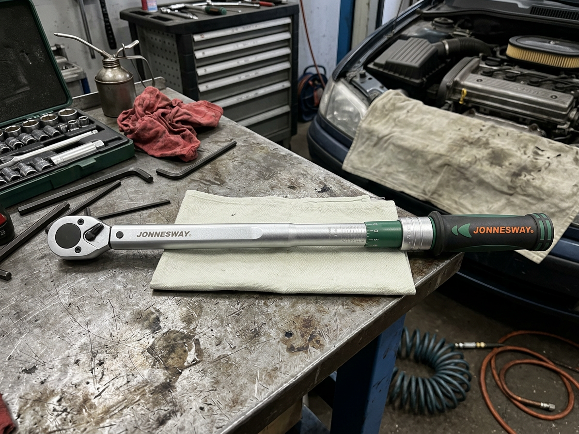 Momentový klíč 3/8" 4.5-30 Nm, s certifikátem - JONNESWAY T27031N