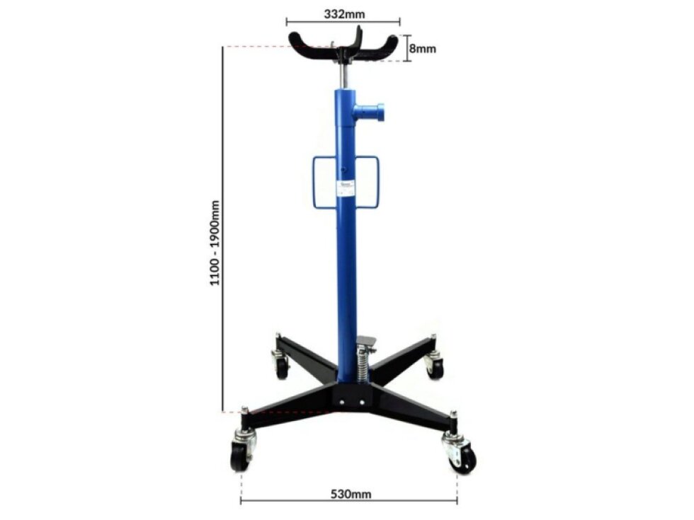 Hydraulický pracovní zvedák převodovky 0,5T- GEKO G02100