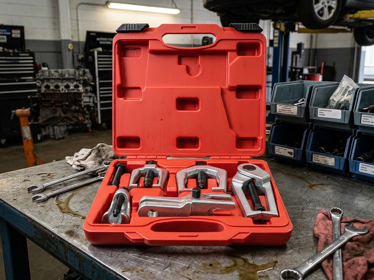 Sada stahováků kulových čepů a řídících tyčí MECHANIC PULLER SET, 6 ks - SIXTOL