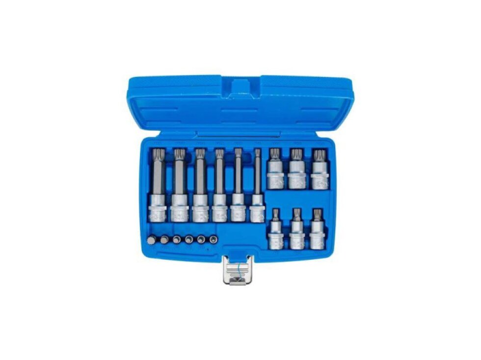 BGS Technic BGS 5172 Zástrčné bitové hlavice 1/4" a 1/2" vnitřní tisícihran (pro XZN) M4 ÷