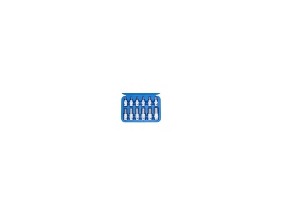 Hlavice zástrčné s bitem imbus 1/2" 5-22mm (12ks)- BGS 5052