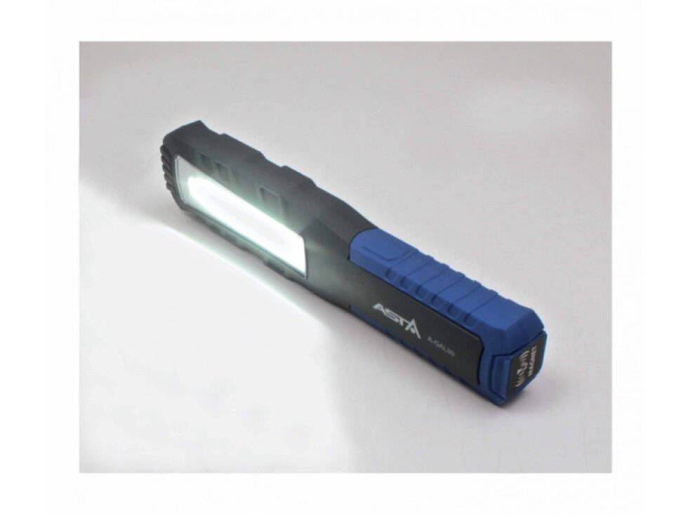 Dílenská montážní lampa, COB LED, 800 lm, nabíjecí, s magnety a háčky - ASTA