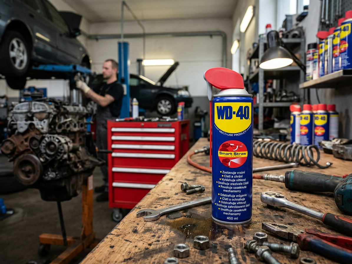 WD-40 - univerzální mazivo ve spreji se Smart Straw, 450 ml